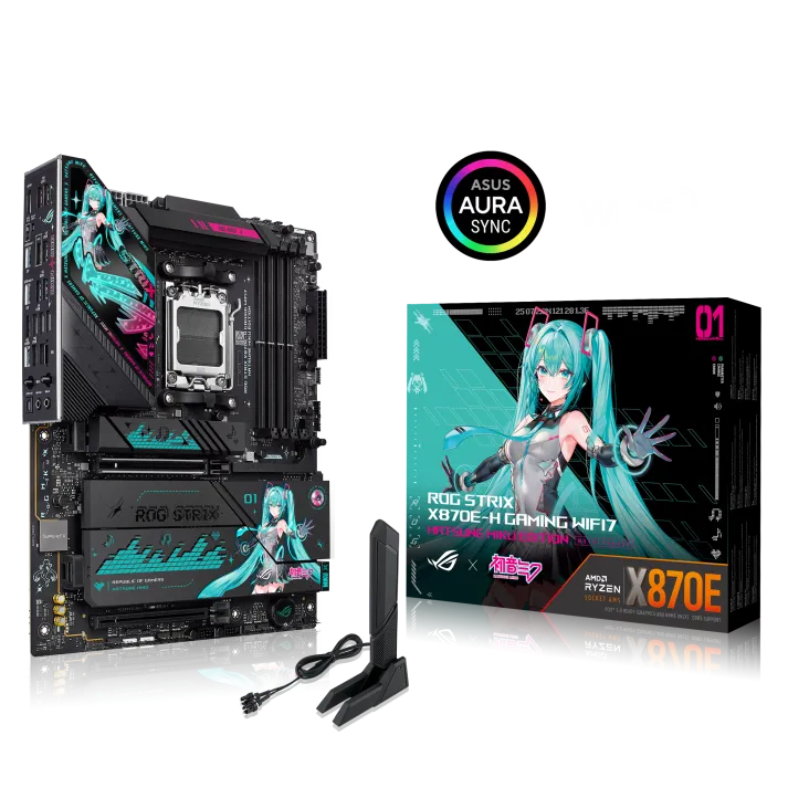 ROG STRIX MIKU X870E-H GAMING WIFI7 HATSUNE MIKU EDITION