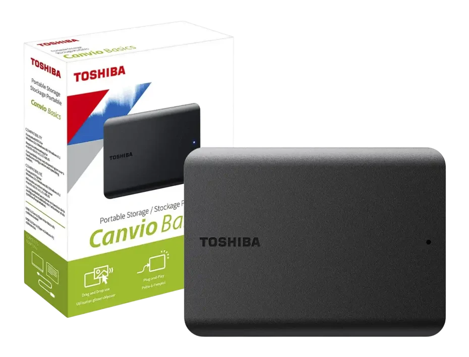 TOSHIBA EXTERNO 1TR CANVIO BASICS  HDTB510