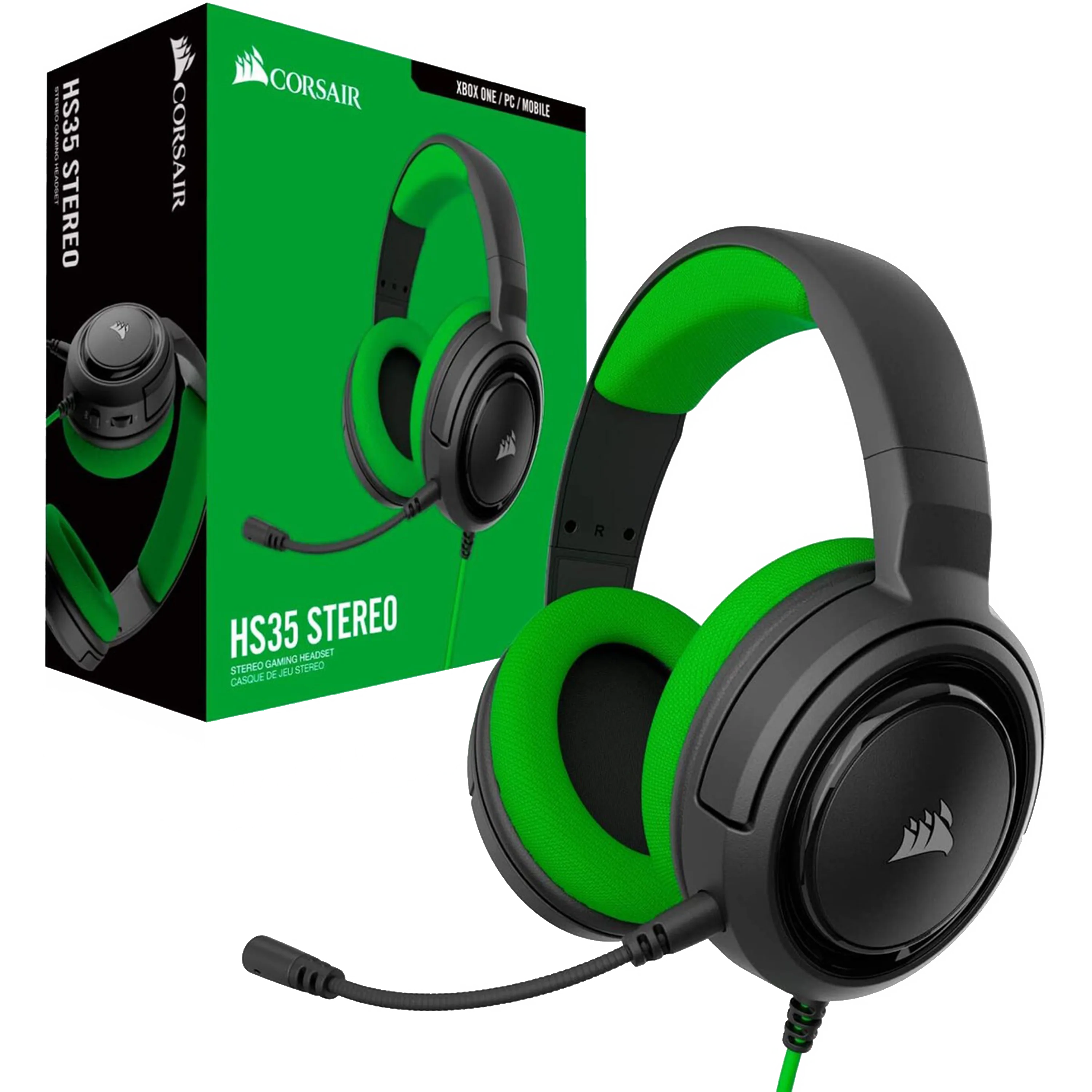 CORSAIR HS35 Stereo Green