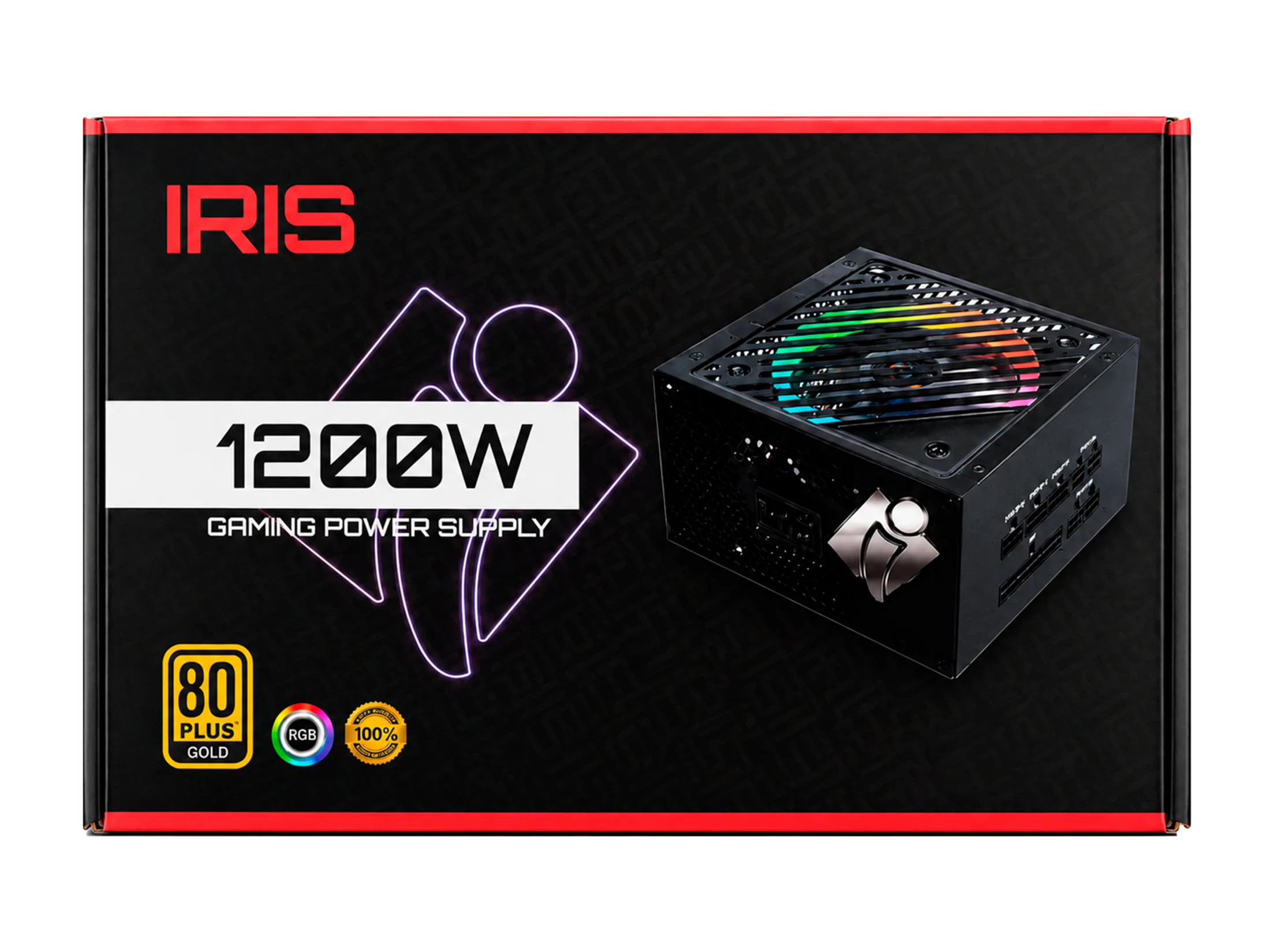 Iris 1200W 80plus gold BK