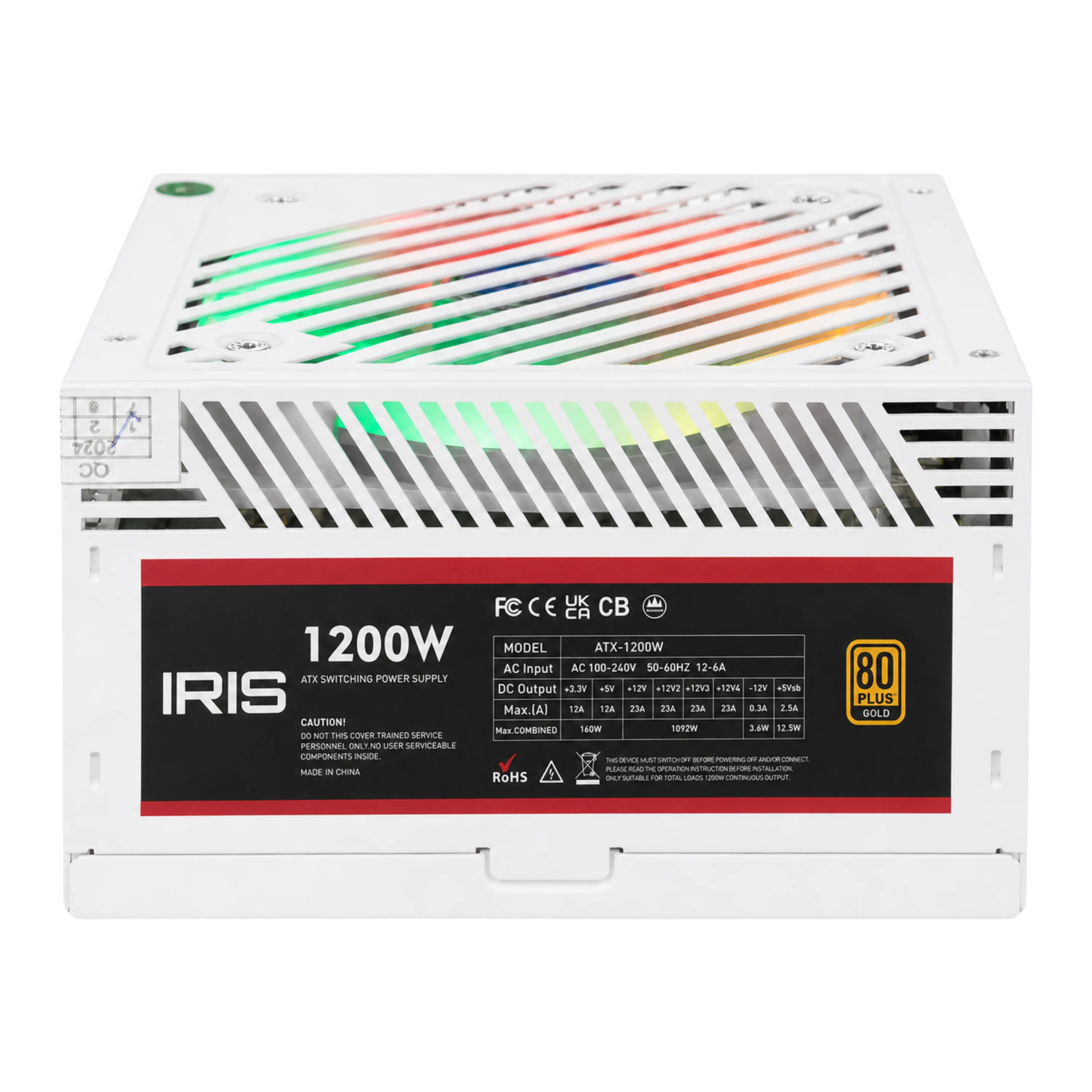 Iris 1200W 80Plus Gold Wh