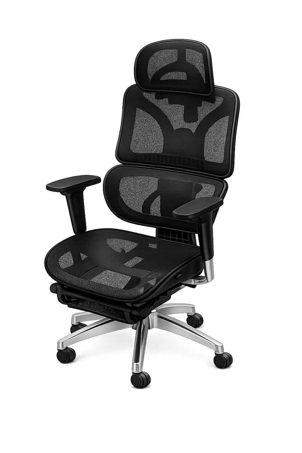 IRIS Silla Ergonómica Aluminio Black