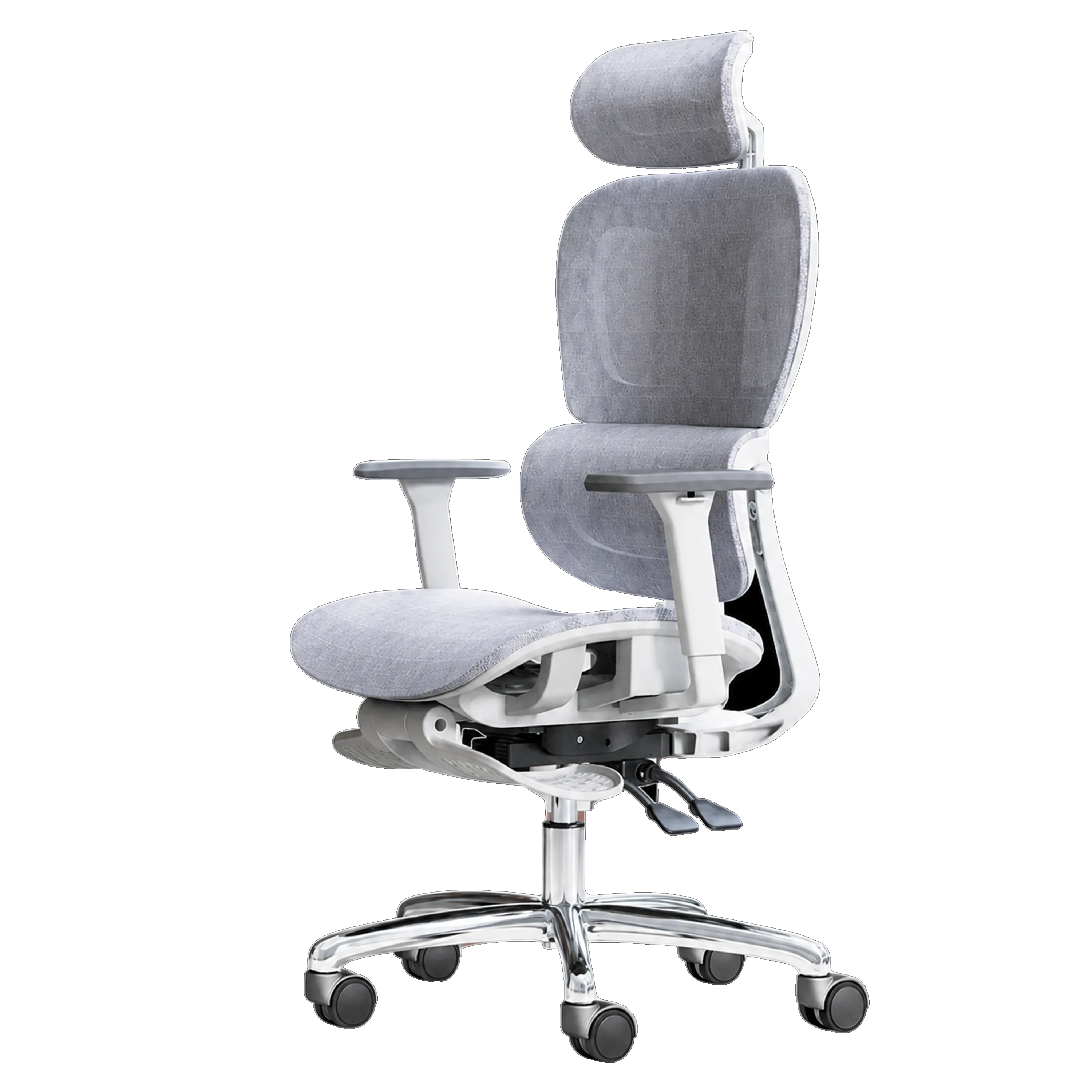 IRIS Silla Ergonómica Aluminio White