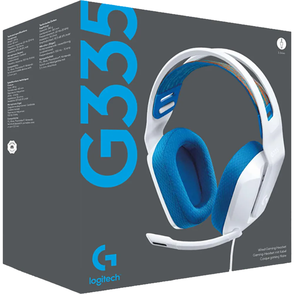 LOGITECH G335 White Blue
