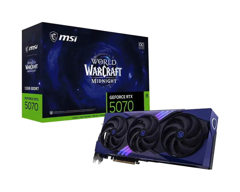 MSI WOW MIDNIGHT RTX 5070 OC 12GB