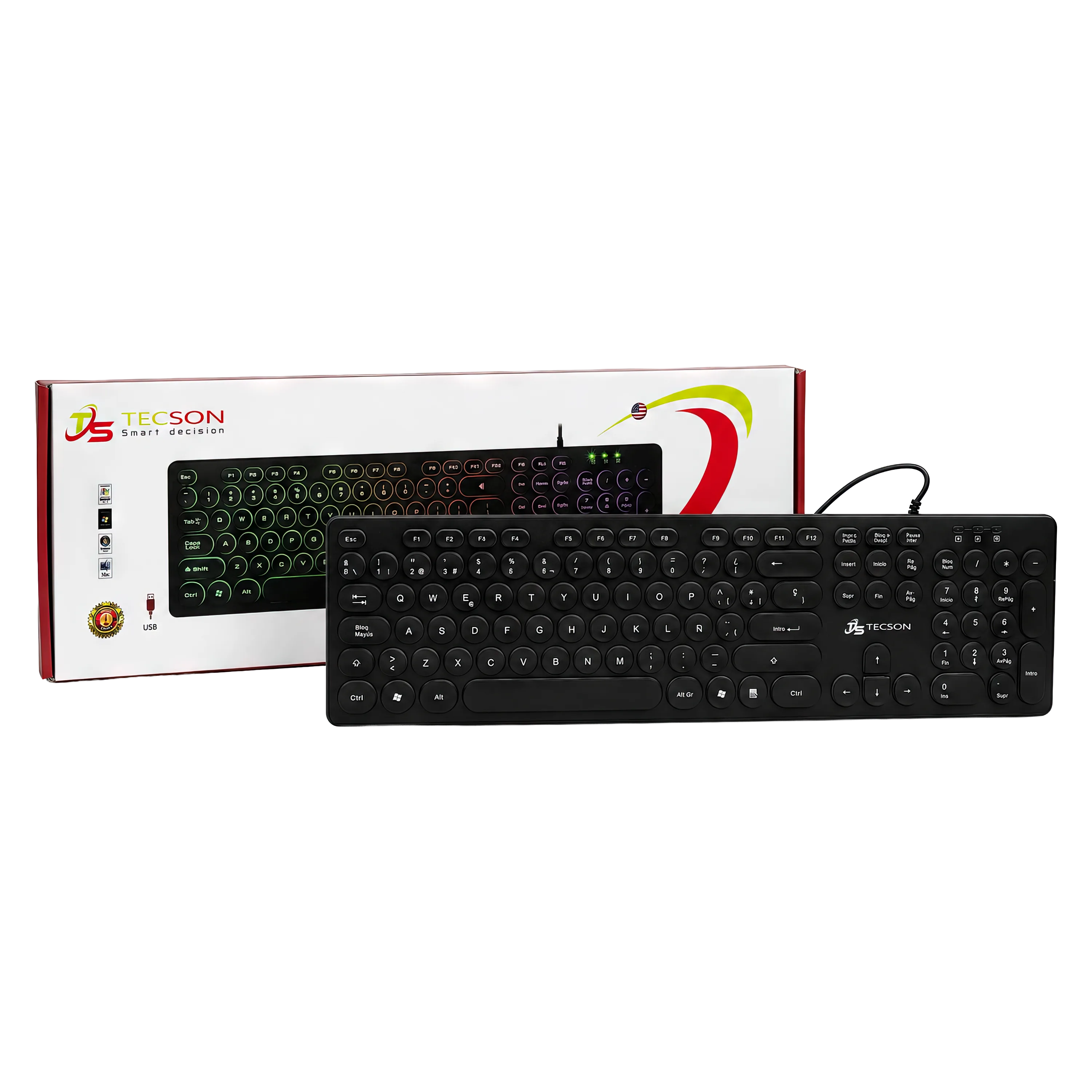 TECSON K945 Black LED