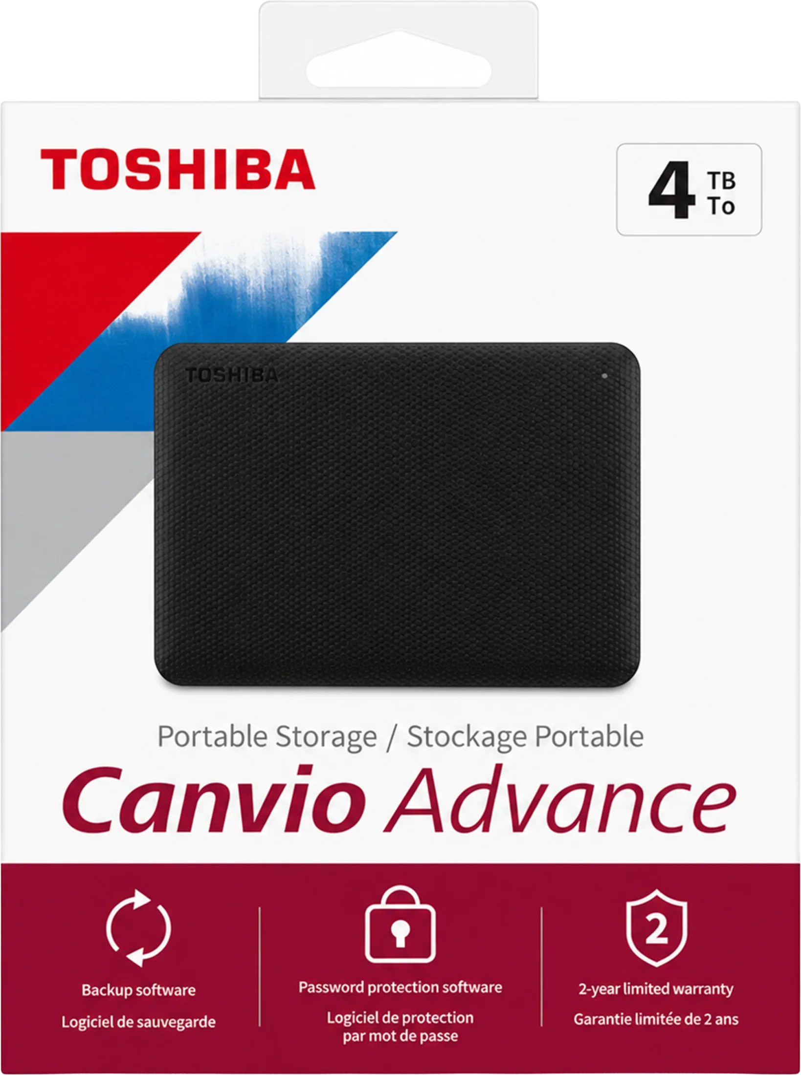 TOSHIBA EXTERNO 4TB CANVIO ADVANCE +