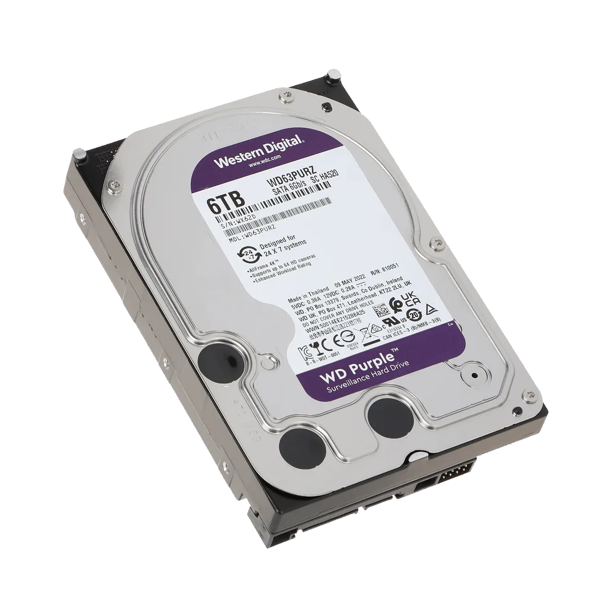 WESTERN DIGITAL PURPLE 6TB