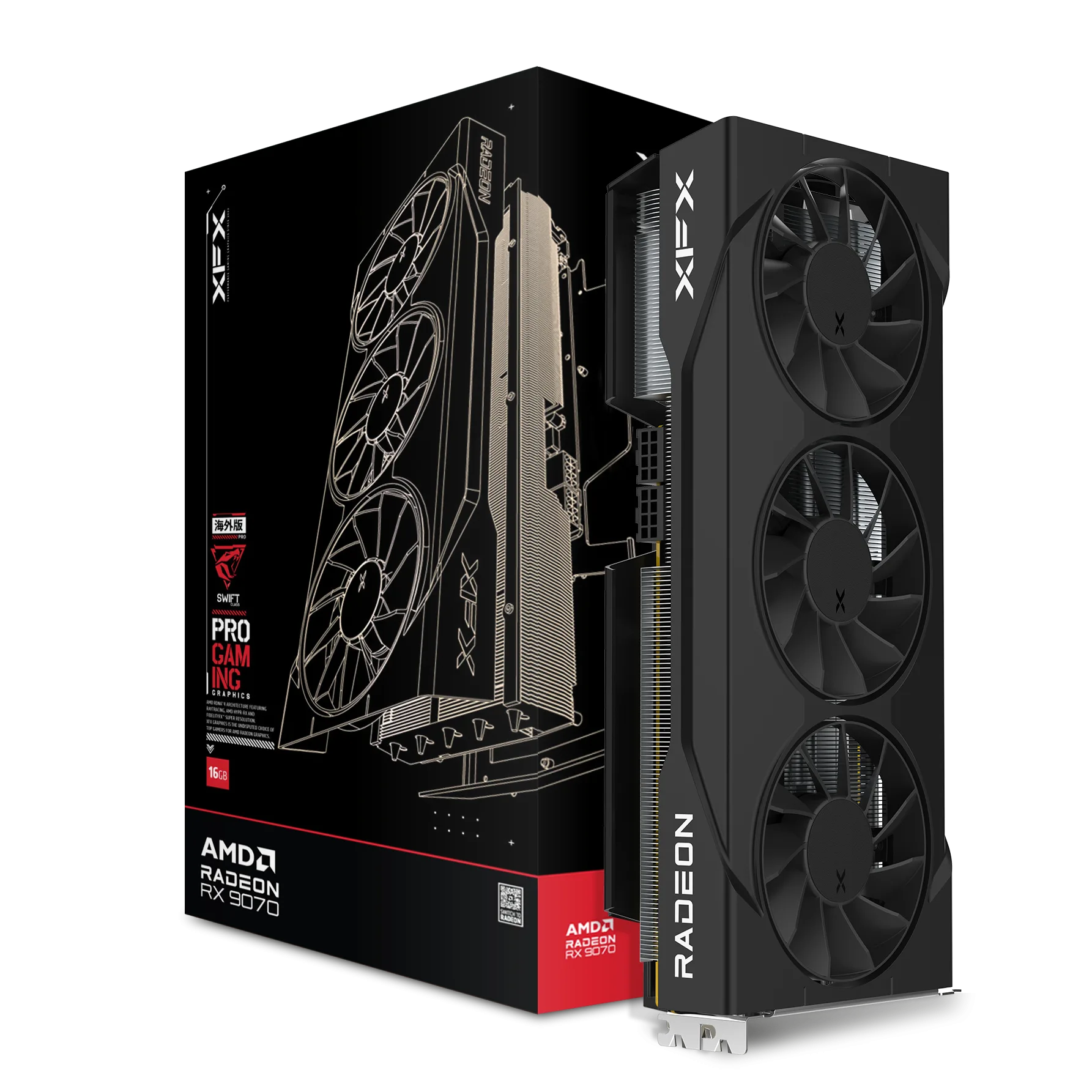 XFX SWIFT PRO GAMING RX 9070 OC 16GB